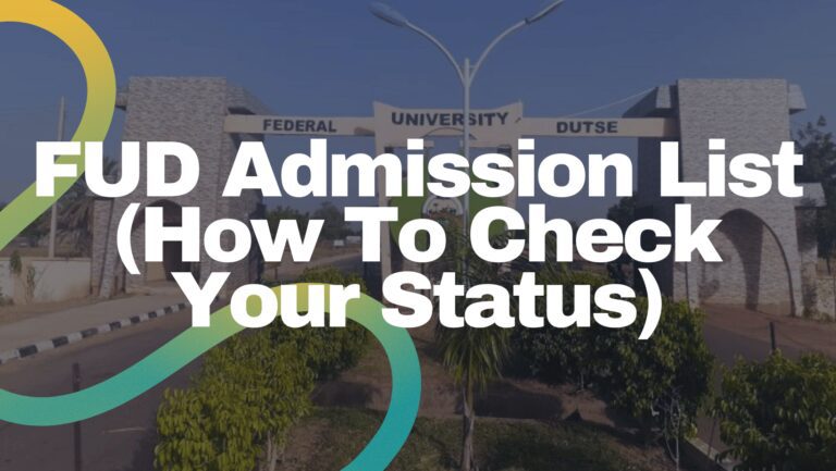 Fud Admission List - Featured Image