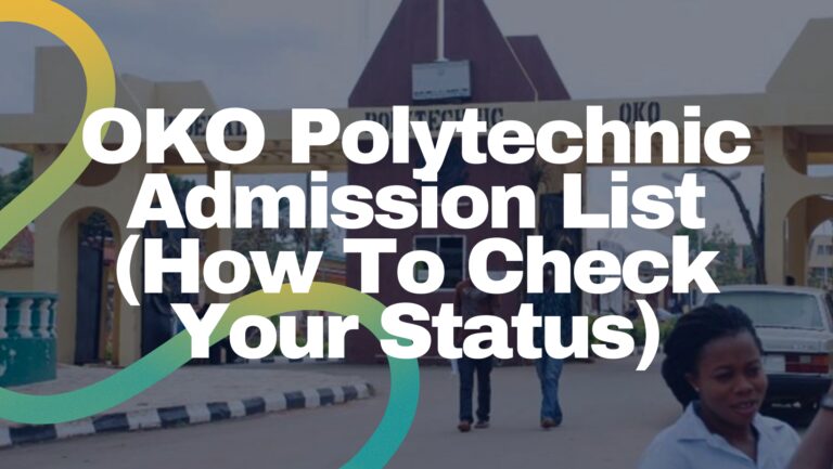 Federal Polytechnic Oko Admission List - Featured Image