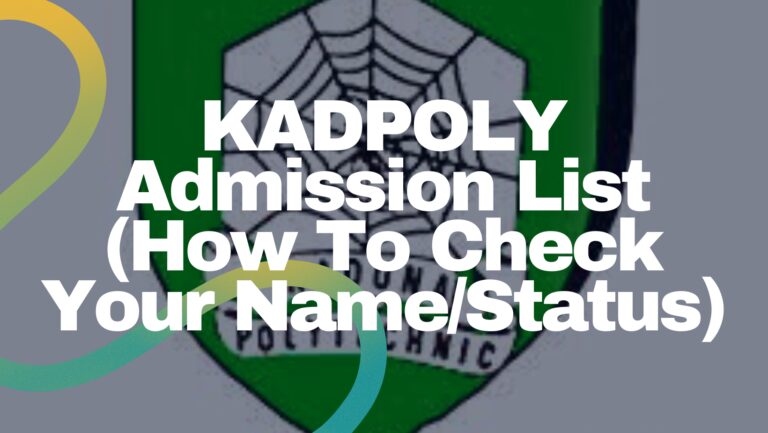 Kadpoly Nd Admission List - Featured Image