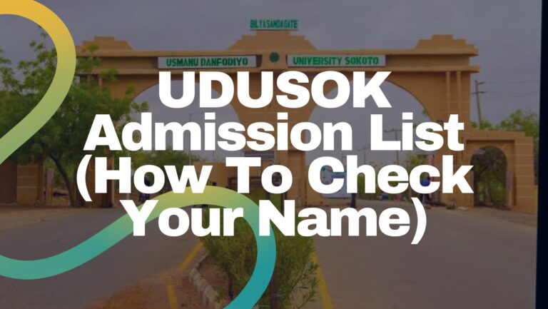 Udusok Admission List 2024 2025 How To Check - Featured Image
