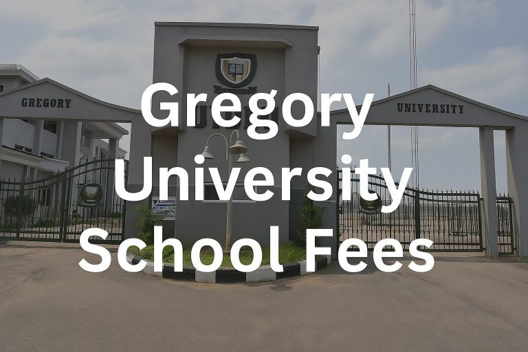 gregory university school fees