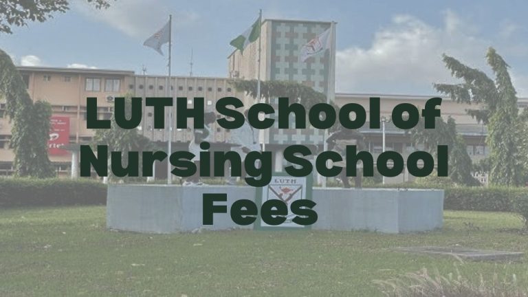 LUTH School of Nursing school fees