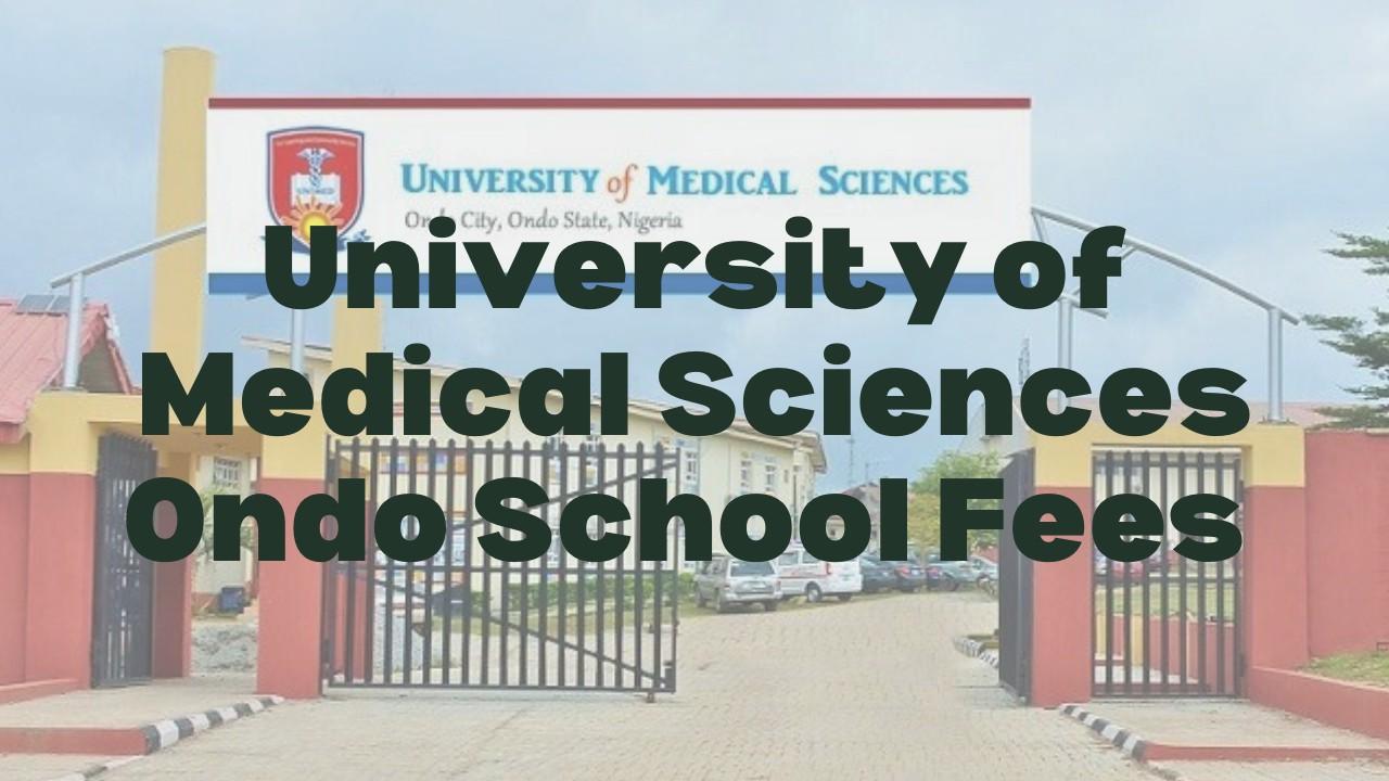 university of medical sciences ondo school fees