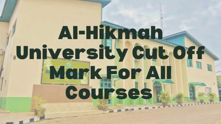 Alhikmah University Cut Off Mark - Featured Image