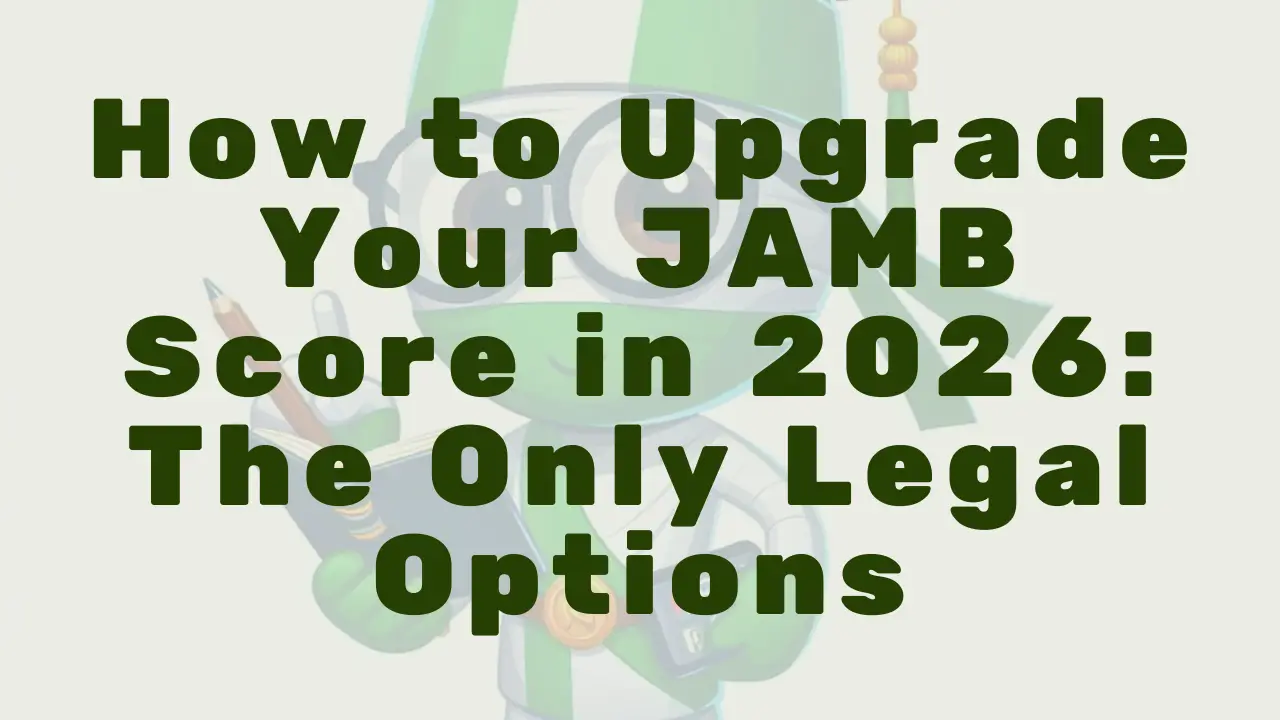 How To Upgrade Jamb Score - Featured Image