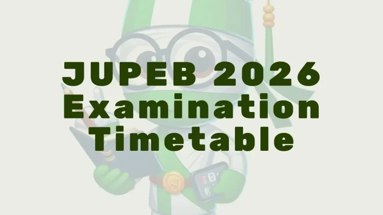 JUPEB 2026 Examination Timetable Is Out — Full Schedule for All Subjects