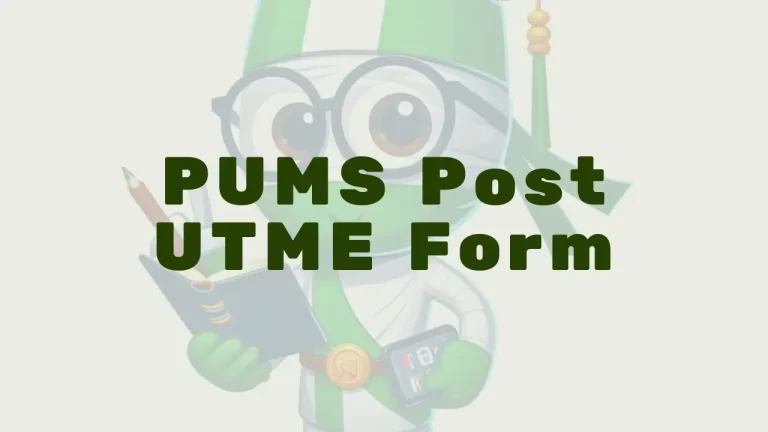 PAMO University of Medical Sciences Post-UTME Form 2026/2027 Is Out — Minimum Score, Programmes & How to Apply