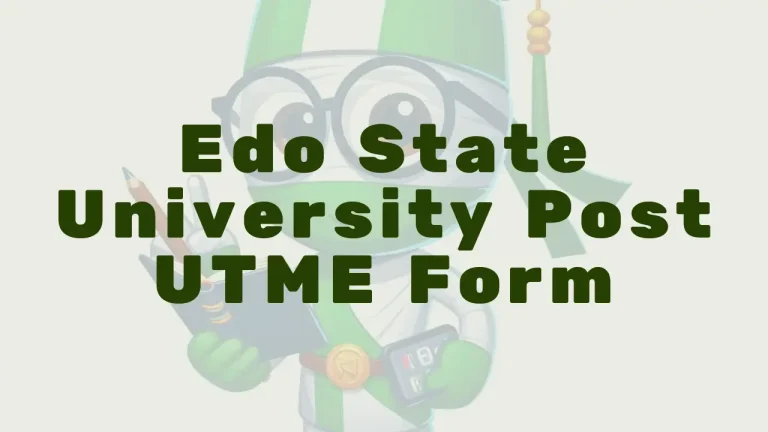 Edsu Post Utme Form - Featured Image