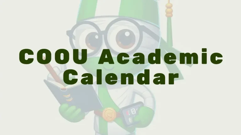 Coou Academic Calendar - Featured Image