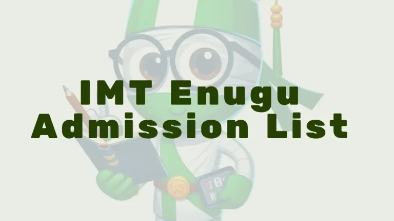 Imt Enugu Admission List - Featured Image