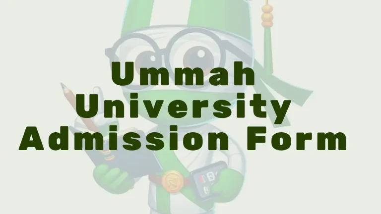 Ummah University Admission - Featured Image