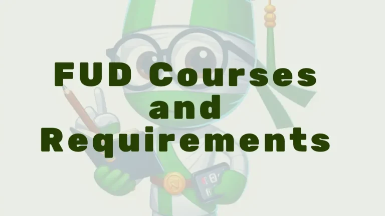 Fud Courses And Requirements - Featured Image