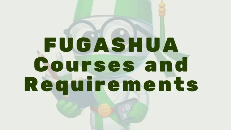 Fugashua Courses And Requirements - Featured Image