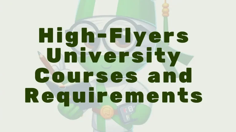 High Flyers University Courses And Requirements - Featured Image