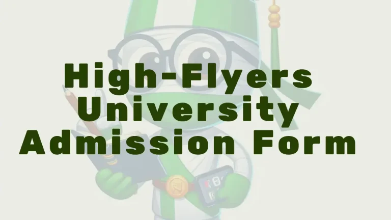 High Flyers University Admission Form - Featured Image