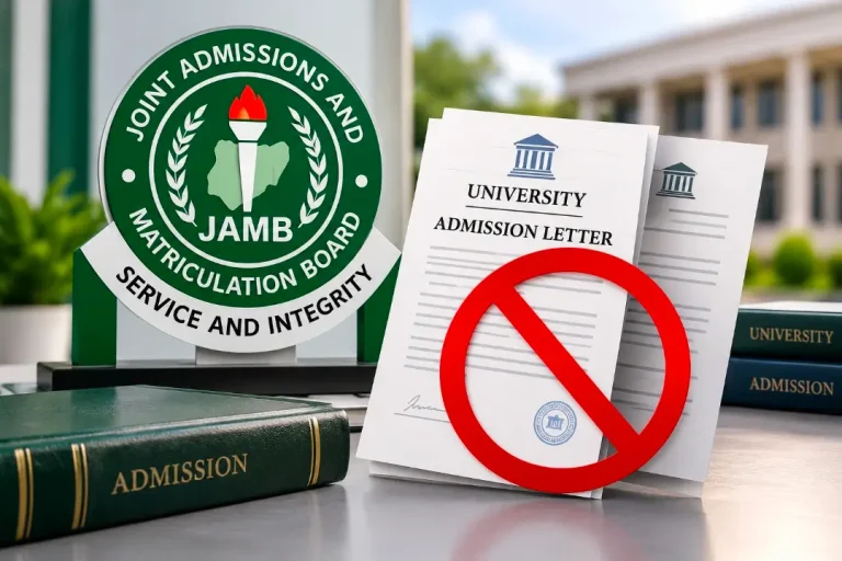 Jamb Admission Letter Warning - Featured Image