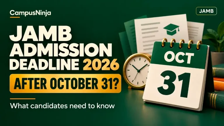 Jamb Admission Deadline - Featured Image